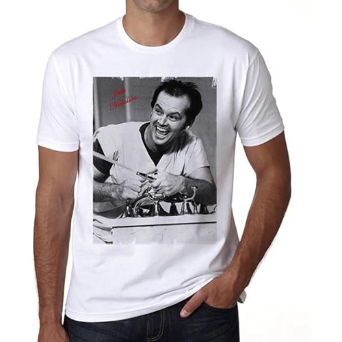 Xlongren Jack Nicholson Men's T Shirt One In The City White White L