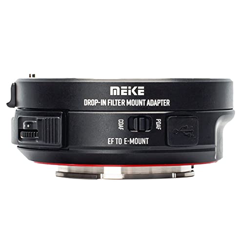 Meike MK-EFTE-C VND Auto-Focus Mount Lens Adapter with Drop-in Variable ND and UV Filters Converter for Canon EF/EF-S Lenses to Sony E Mount Cameras A9 A7III A7II A7 A7R3 A7R4 - Image 2