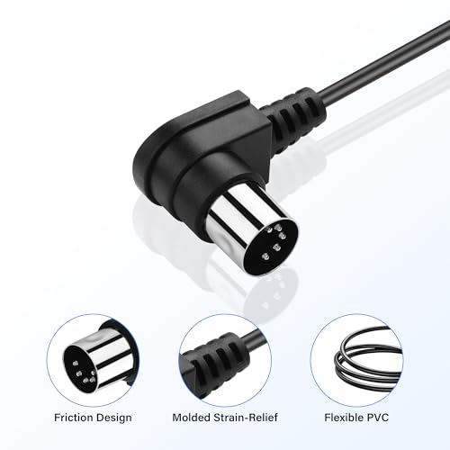 Cable SinLoon 5-Pin DIN macho a Jack 3.5mm 3 m miniatura 7
