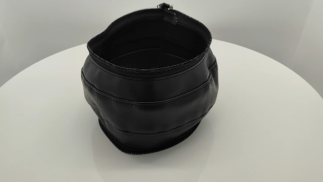 Coprimaniglia Passeggino In Pelle PU - Impermeabile E Traspirante - Con Cerniera Facile Da Montare - Nero