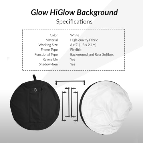 Fondo Iluminado Glow 6x7' Blanco para Fotografía miniatura 5