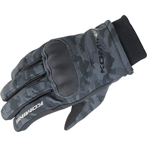 コミネ(KOMINE) バイク用 WPプロテクトウインターグローブ-キトラ Neo Black Camo L GK-816 1080 春秋冬向け 防水 プロテクター