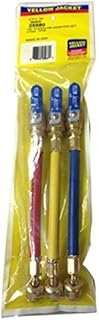 YELLOW JACKET 25980 Flex Flow Adapter Hose Set, 1/4