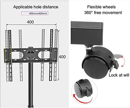 Soporte universal para TV con ruedas para pantallas de 17-55 pulgadas miniatura 7