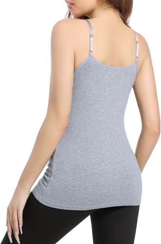 Nursing Tops Tank Shirt Cami Sleep Bra for Maternity and Breastfeeding (X-Large) - Thumbnail 3