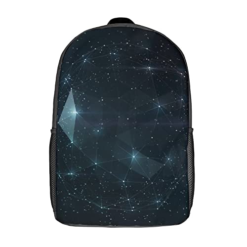 Mochila escolar de 17 pulgadas azul para niños que necesitan espacio y confort