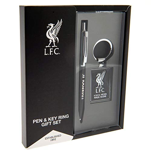 Liverpool FC idée cadeau idéale avec ce coffret stylo et porte-clés
