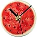QJZZO Reloj Magnético para Nevera, Imanes para Nevera, Pegatinas Redondas con Diseño De Frutas, Reloj De Pared, Pegatinas para Mensajes (sandía)