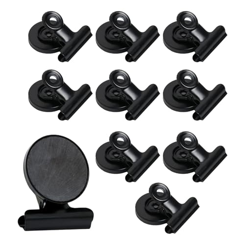 Clip magnetiche, 10 pezzi forti per frigorifero, congelatore, calamite per ufficio, lavagna bianca, magneti per foto per casa, ufficio, scuola, 31 mm