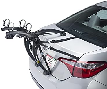 Saris Bike Racks, Bones Car Trunk Bicycle Rack Carrier, Mounts 2 Bikes, Black