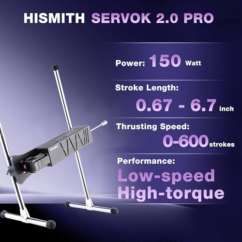 Image of Hismith Servok 2.0 Pro, Upgraded Wireless Console Remote and Intelligent App Control, Premium Sex Machine with KlicLok System