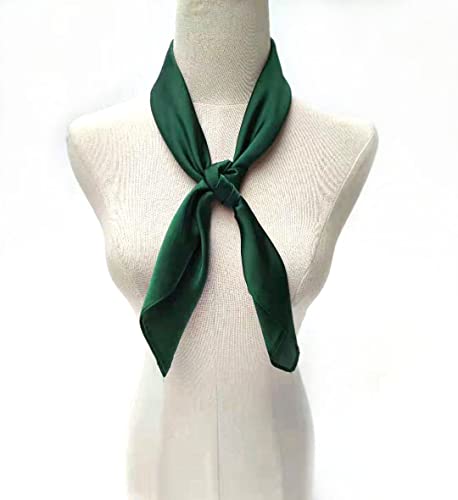 pure color square scarf head scarf neckerchief for Women 27 by 27 Inch2