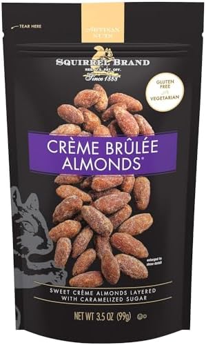 Squirrel Brand Crème Brulee Almonds, 3.5 oz