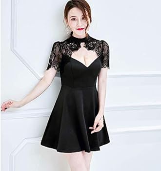 Amazon.co.jp: [ISLAYCAOLILA] キャバドレス ミニドレス クラブドレス