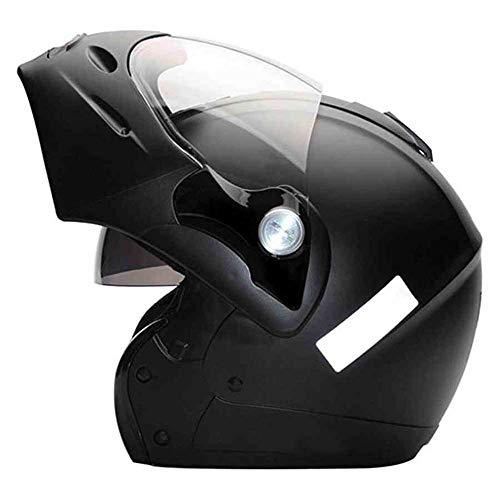 Capacete Mixs Captiva Preto Fosco com Viseira Interna Fumê Robocop Articulado 58