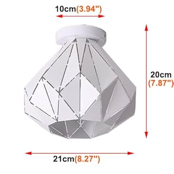 XDIAN 7W SMD LED Ceiling Lamp Diamond Shape Lighting Hallway