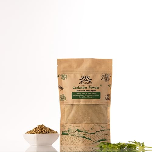 Image of Rav Organics Organic Dhaniya Powder 200g | 100% Natural Coriander Powder | Traditional & Authentic Indian Spices | Sun-Dried & Stone-Ground | NPOP Certified Organic, Non-GMO, Chemical & Preservative Free