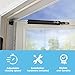 Wright Products Heavy-Duty Pneumatic Storm Door Closer – Durable, Adjustable, Quiet-Closing with Hold-Open Feature (Transitional, Black)
