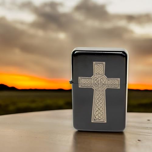 Encendedor Negro Black Lighter - Celtic Cross miniatura 5