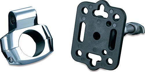 Kuryakyn 1677 Premium Handlebar Accessory Mount, Universal Fit for Motorcycles with 1