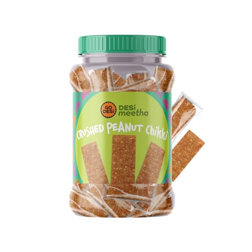 Image of GO DESi Chikki Combo - Peanut, Crushed Peanut & Sesame /Til Chikki 50 Piece Each