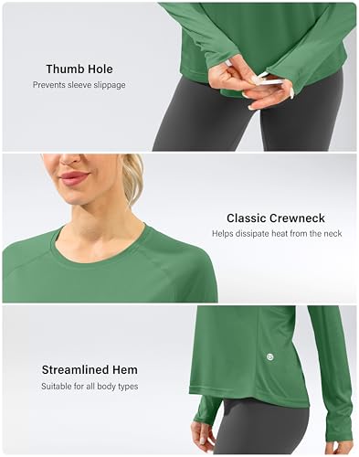 Image of UPF 50+ Sun Shirt for Women Long Sleeve Quick Dry UV Protection Hiking Top
