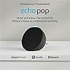 Echo Pop | Full sound compact smart speaker with Alexa | International Version with US Power Adaptor | Charcoal