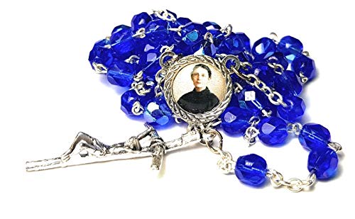 3ª classe de relicário de vidro rosário Gemma Galgani Padrão de estudantes farmacêuticos paraquedist