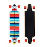 longboard surf 7 láminas de madera de arce prensada