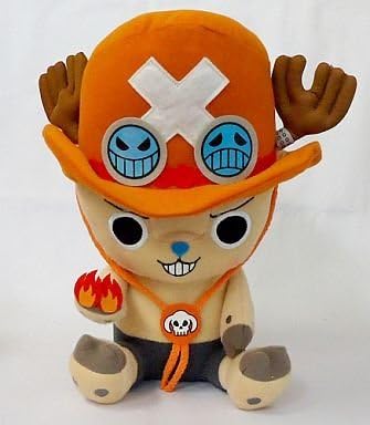 Amazon ワンピース スーパーdxまねっこチョッパーぬいぐるみ 兄弟の誓い1 エースver おもちゃ おもちゃ