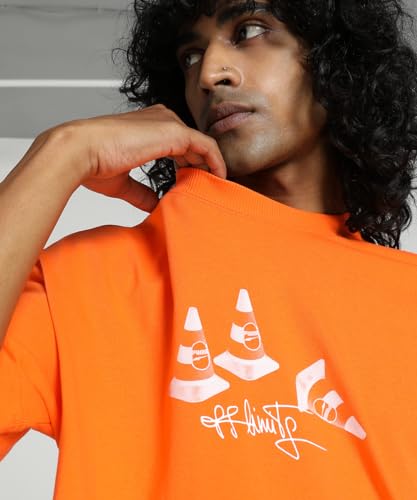 Image of Puma Unisex's Graphic Print Relaxed Fit T-Shirt