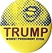 Anti-Trump Buttons - Anti President Trump pins - Set of 8, 2.25 inches
