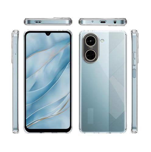 Image of COVERBLACK Flexible Rubber Case Back Cover Compatible for Redmi A7 / Redmi A5 4G - Transparent