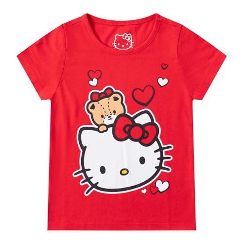 Image of Hello Kitty Sanrio Girls 3 Pack Short Sleeve T-Shirt for Little and Big Kids