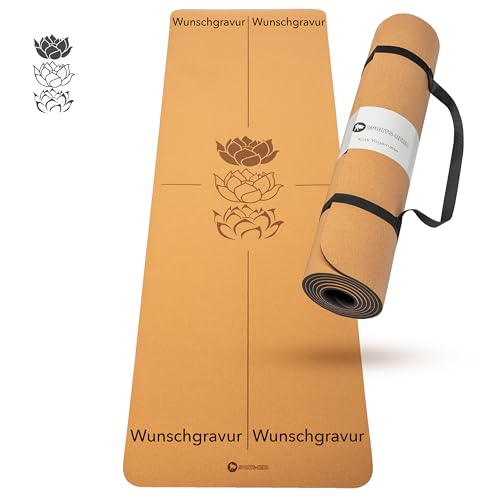 Yogamatte-Kork-Personalisierbar-von-SPORTS-HERO-Yoga-Matte-Kork-rutschfest-mit-Wunschgravur-100-nachhaltig-schadstofffrei-183-x-61-x-05-cm-Individuelle-Wunschgravur-Personalisierbar | Dealmeister.io Alt tag für bilder post titel