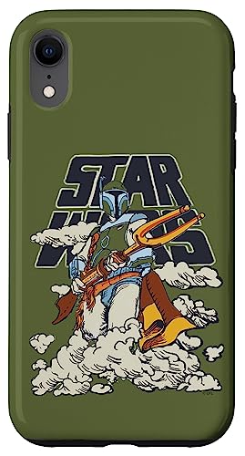 Protection anti-choc iPhone XR Star Wars Boba Fett rigide