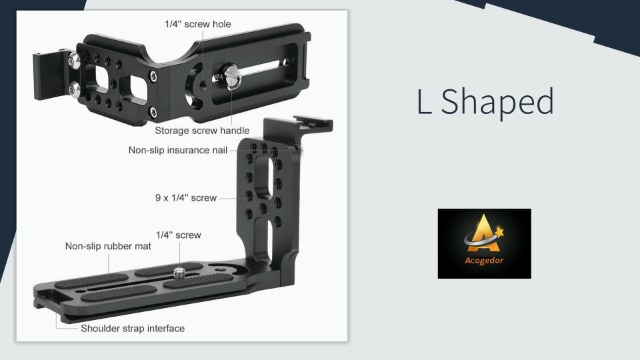 ftteリクエスト 1点 まとめ商品 Amazon | L字型クイックリリースプレート ホットシューマウント