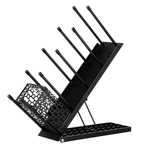 STOBAZA Adjustable Tea Cup Holder Cup Organizer Countertop Stand Metal Easy Access Space-Saving Design