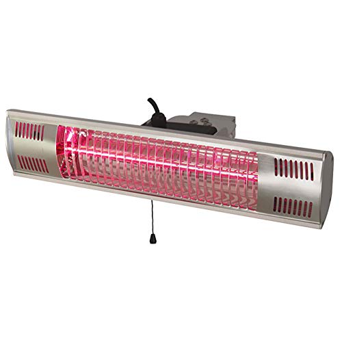 Deckenheizstrahler, Heizpilz, Infrarotstrahler, Wärmestrahler, IP44, Wand Heizstrahler, Deckenaufhängung, mit Fernbedienung Elektrisch Terrassen,