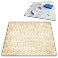Alfombrilla de juego de batalla de doble cara para DND - Mapa de