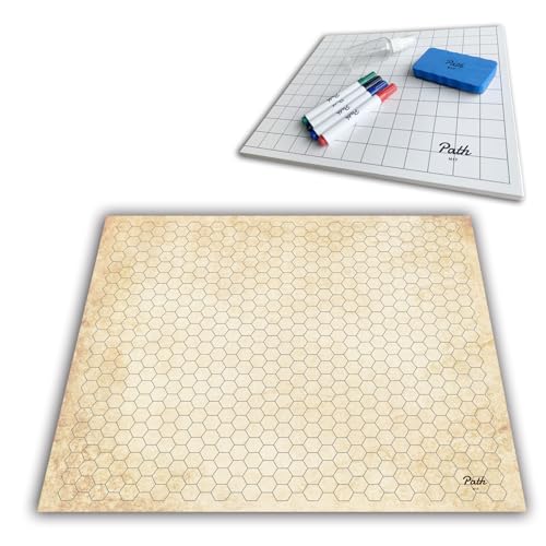 Path Gaming Plateau de Jeu de Combat - Tapis de Jeu de Bataille Recto-Verso pour DND, Tabletop RPG, 3-6 joueurs, À partir de 216 ans, Stratégie, Fantaisie