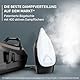 Rowenta Eco Steam Pro Dampfbügelstation, 2800 Watt, 8 bar Dampfdruck, 580 g/Min. Dampfstoß, 150 g/Min. kontinuierliche Dampfabgabe, Eco-Modus, 5 Einstellungen, 1,3l Wassertank, schwarz/beige, DG9640F0