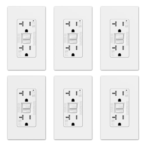 ELEGRP GFCI Outlet Outdoor 20 Amp Self-Test