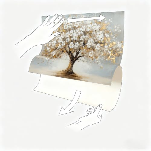 Calcomanías de pared lavables e impermeables de flores y árboles en vinilo adhesivo de gran formato 6
