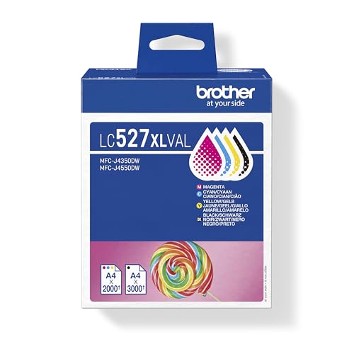Brother LC527XL Value Pack   4er Pack   Hohe Ergiebigkeit (LC527XLVAL)