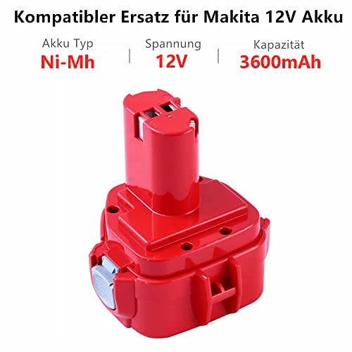 Coolsoul 2 Pezzi 12V 3.0Ah Batteria per Makita