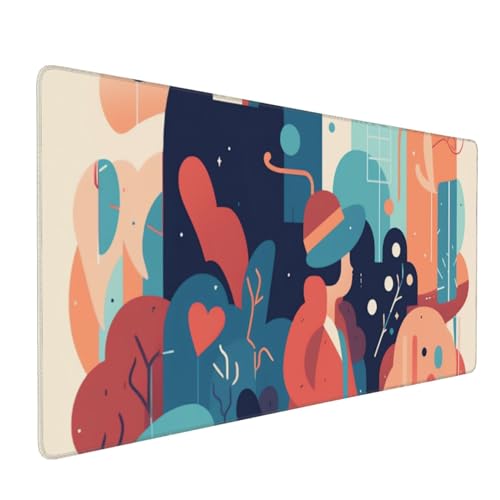 Tapis de souris pour clavier grand modèle protégeant votre bureau des éclaboussures