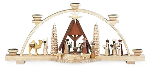 Scène de nativité de voûte à offrir comme cadeau créatif de Noël