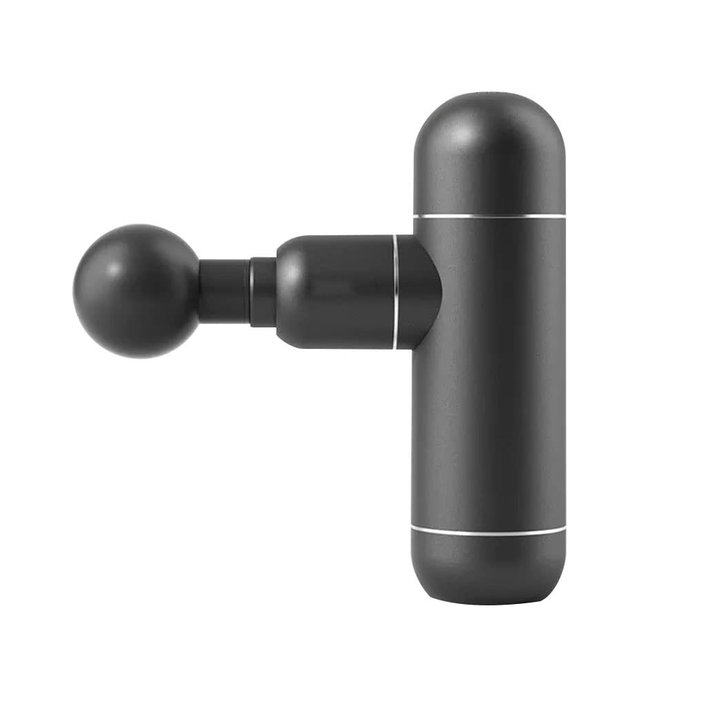 ADITAM Mini pistolet powięziowy masażer mięśni masaż elektryczny pistolet do folii na szyję (kolor: biały, rozmiar: 4,7 * 15,8 * 9,1 cm) Double the comfort