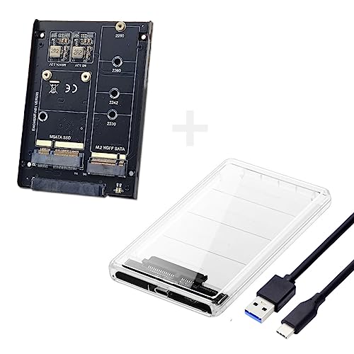 Boîtier mSATA M.2 NGFF SATA résout le manque de stockage sur PC portables